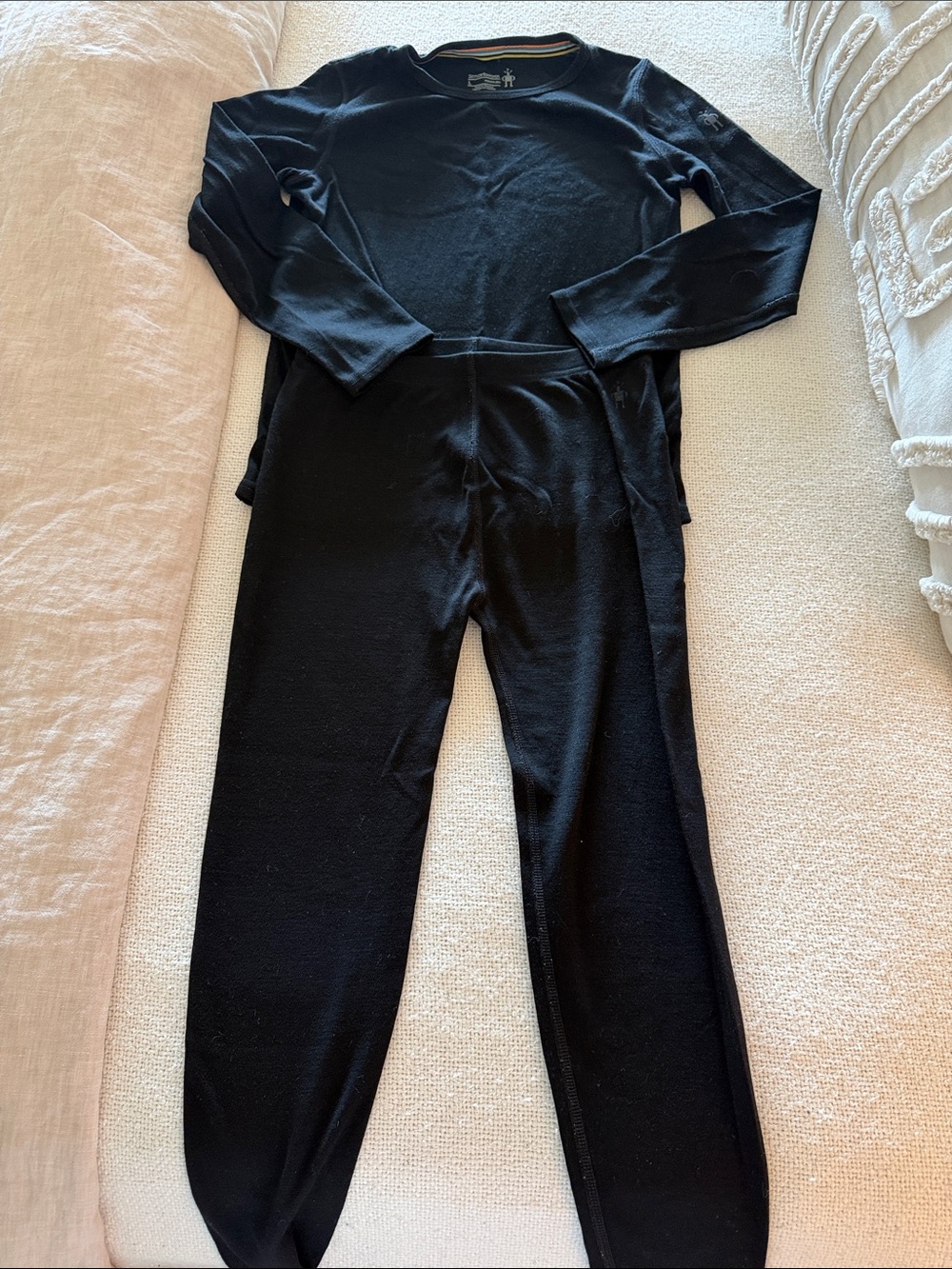 Smartwool Black kids Thermal base layer set